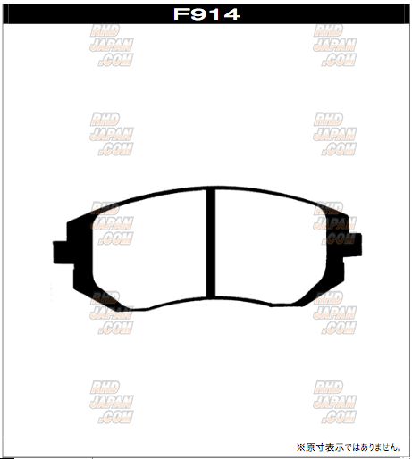 Project Mu Front Brake Pads Type HC M1 - F914 - RHDJapan